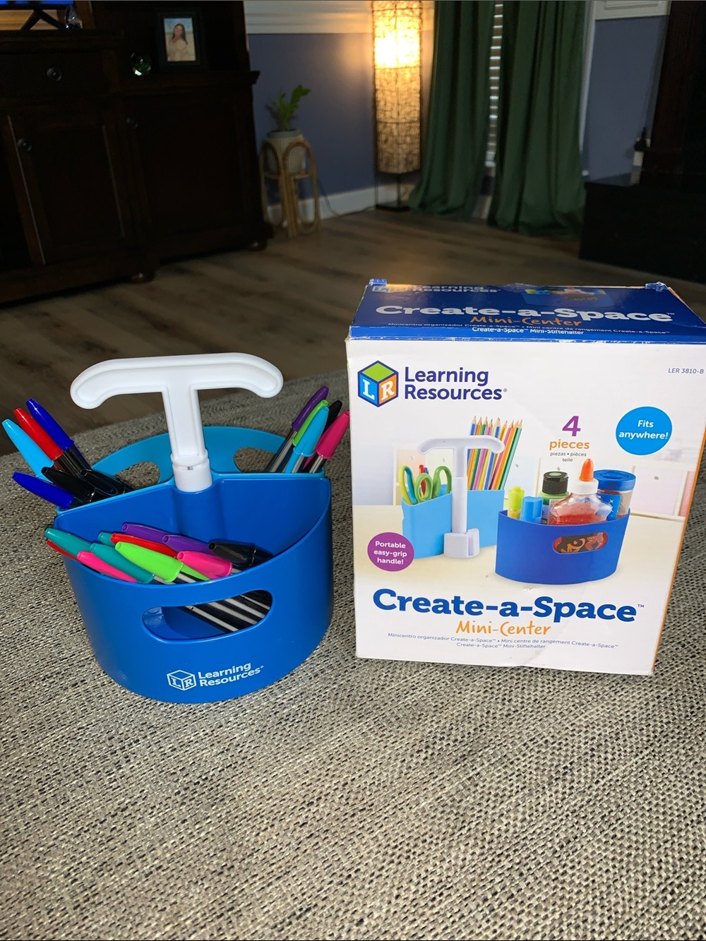 Learning resources create a space mini center w/24 Bic extra bold ink pens NEW